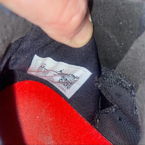 Nike Youth Air Jordan XXXIV GS White Black Red Size 5Y BQ3384 100 - Picture 15 of 16